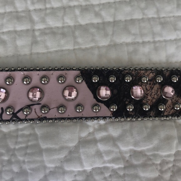 Nocona Girls Camo 24 Pink Belt - Picture 4 of 6